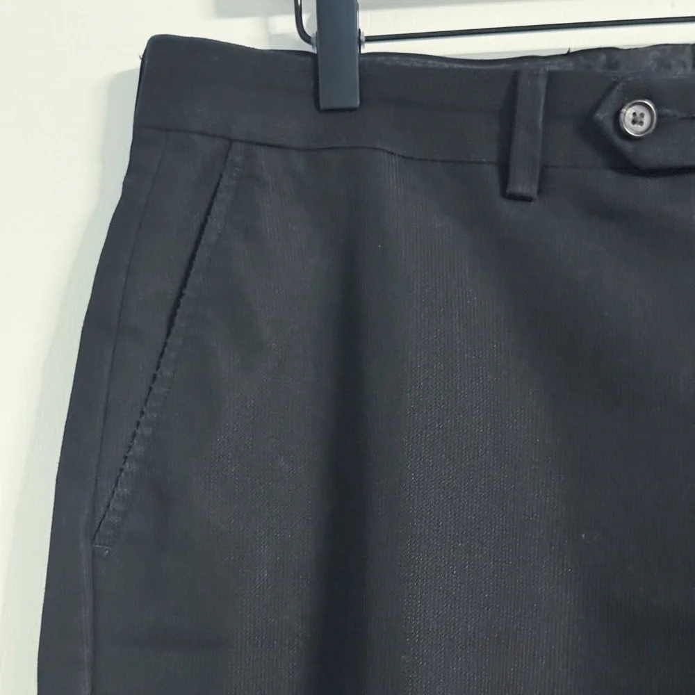 Ralph Lauren Black Chinos Men 38 Short 26 Inseam Straight Leg Hemmed